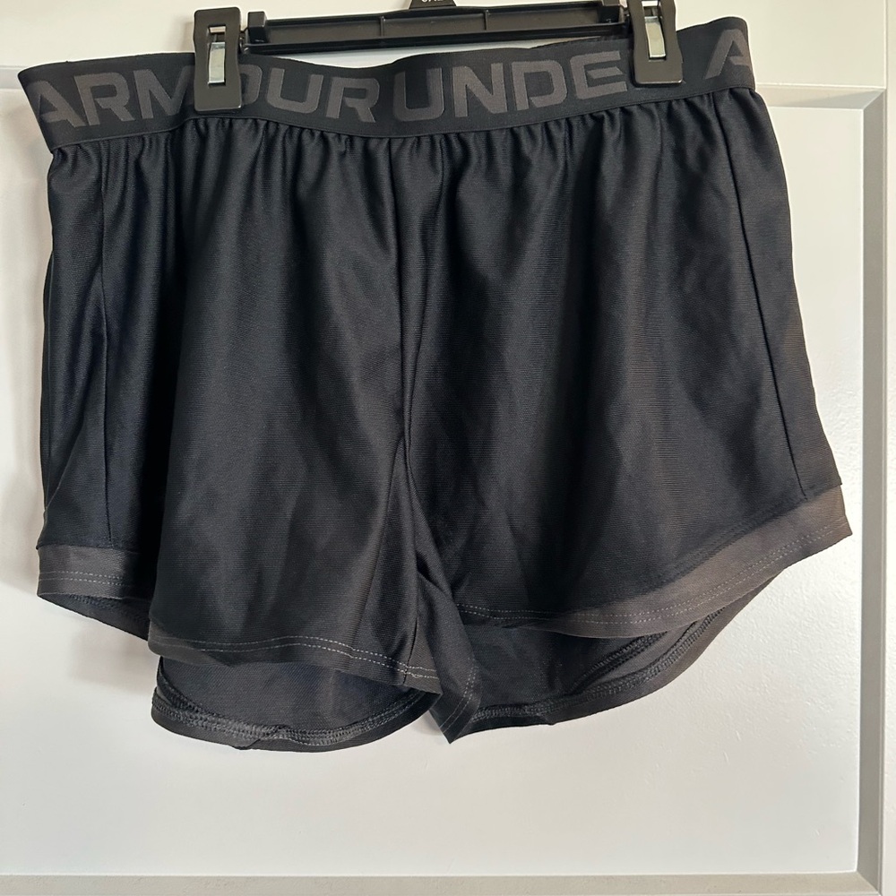 UA Black Athletic Shorts Lightweight Performance